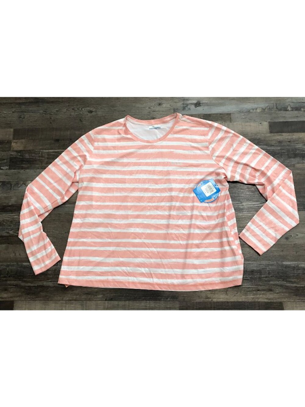 Columbia Womens 3X Sun Deflector Summerdry LS Shirt Pink New with Tags